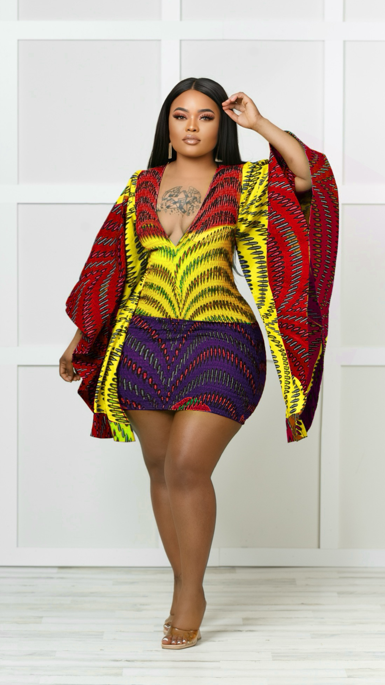 african print mini dress African Print Dress Eziya
