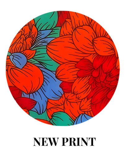 Nina African Print Maxi Dress
