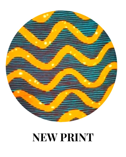 Ziva African Print Flare Set