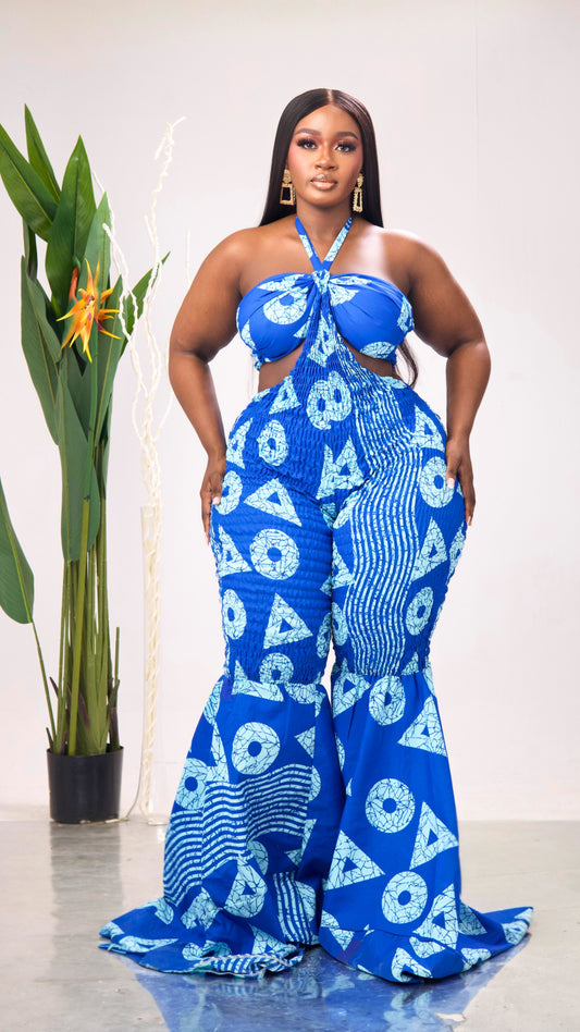 Lauren Tribal African Print Jumpsuit