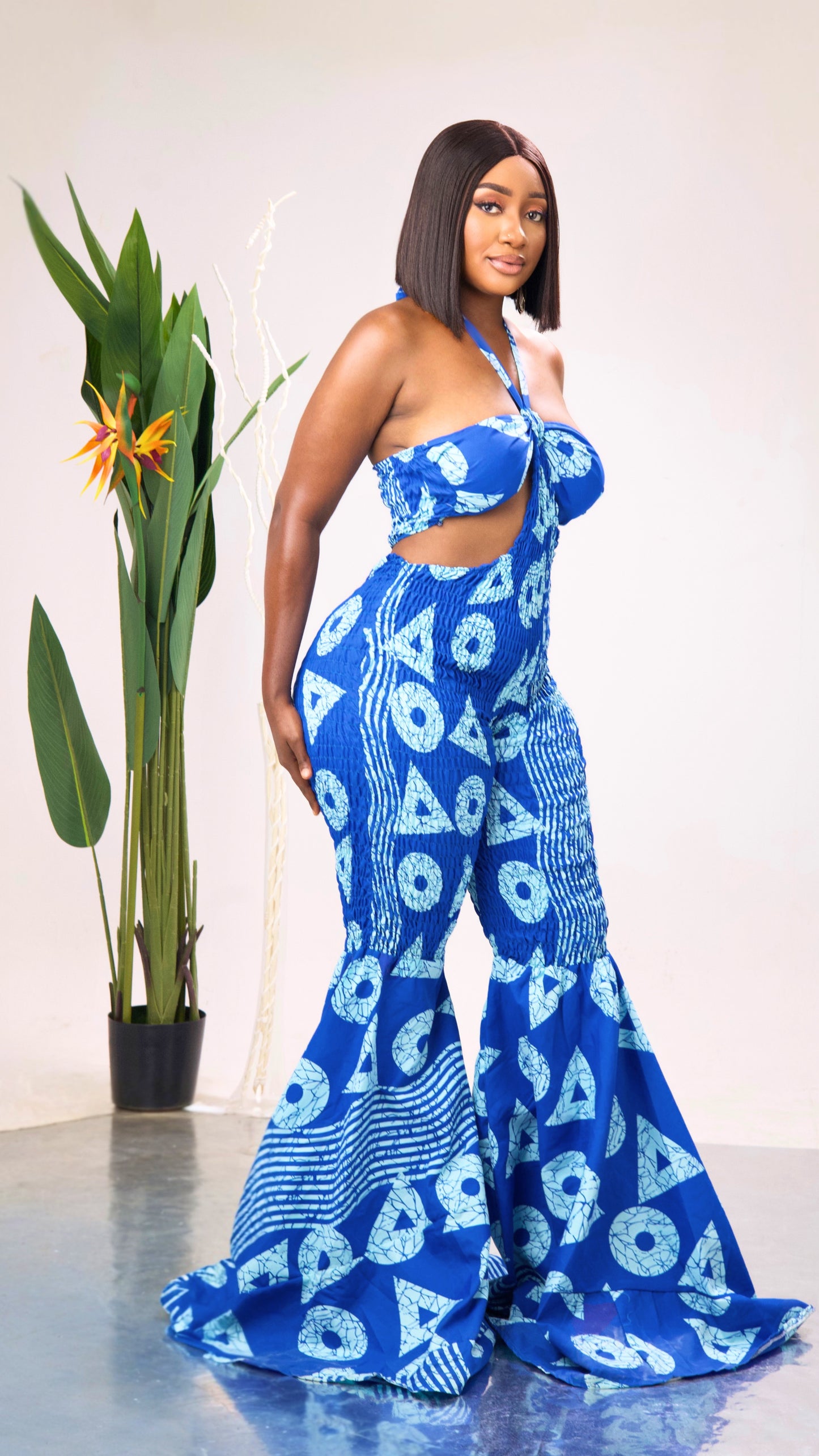 Lauren Tribal African Print Jumpsuit