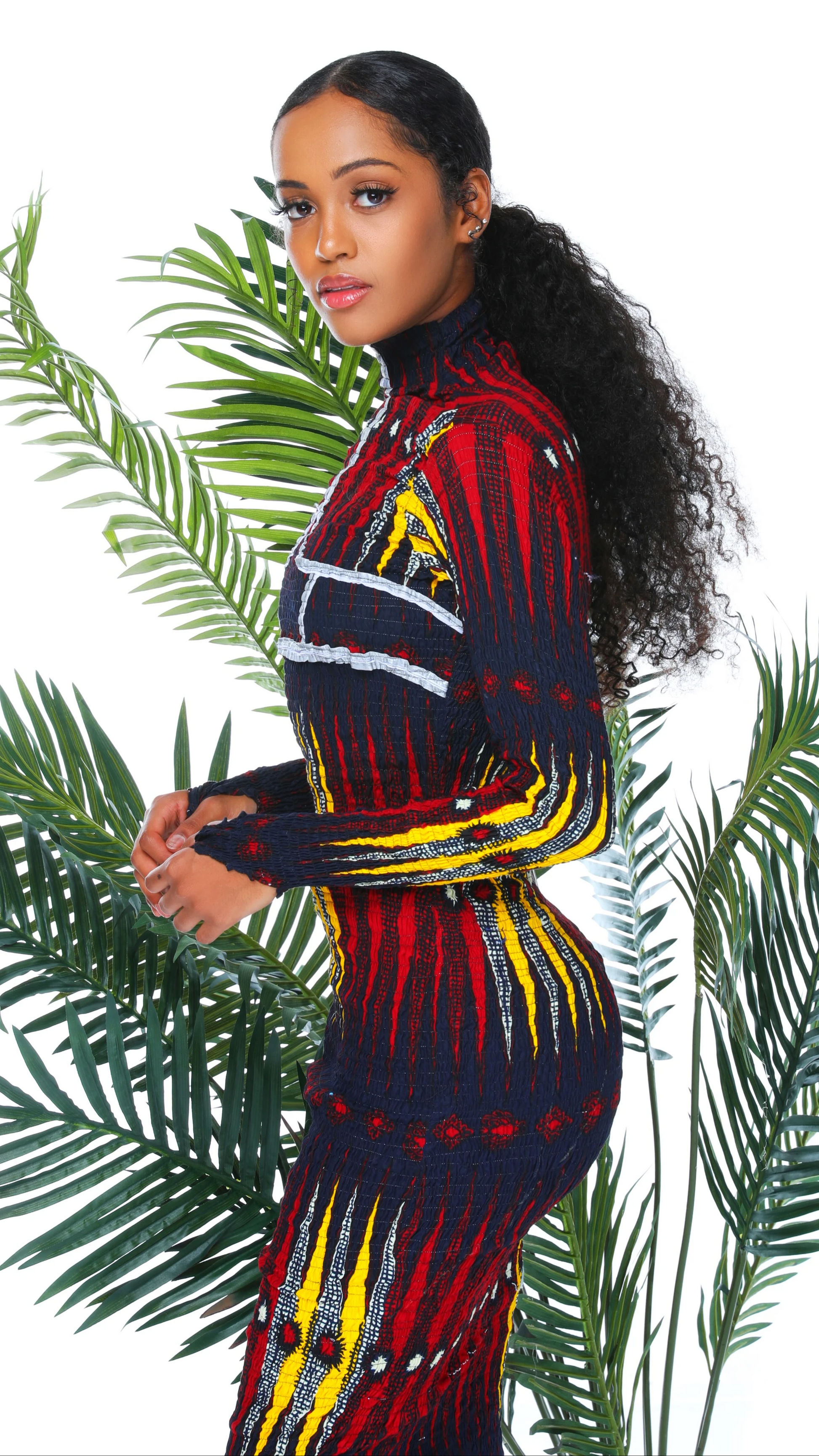 Unya Midi Reflective Dress