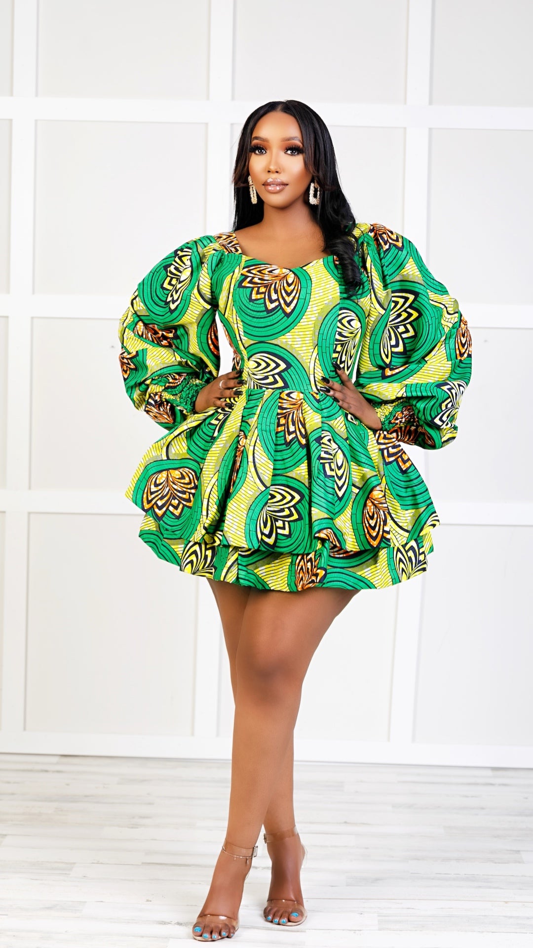 Isabella Doll African Print Dress
